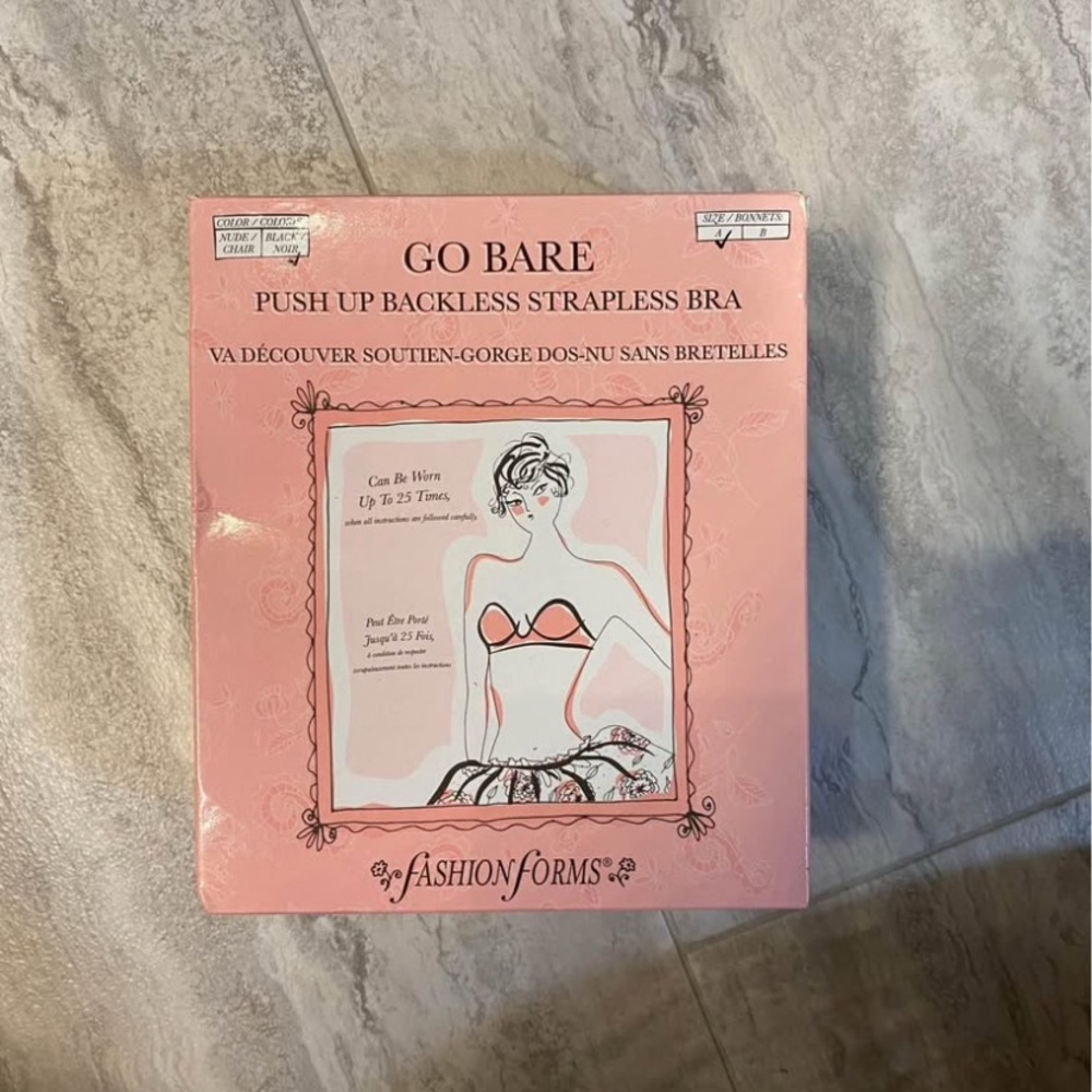 Fashion Forms Go Bare Backless Strapless Bra